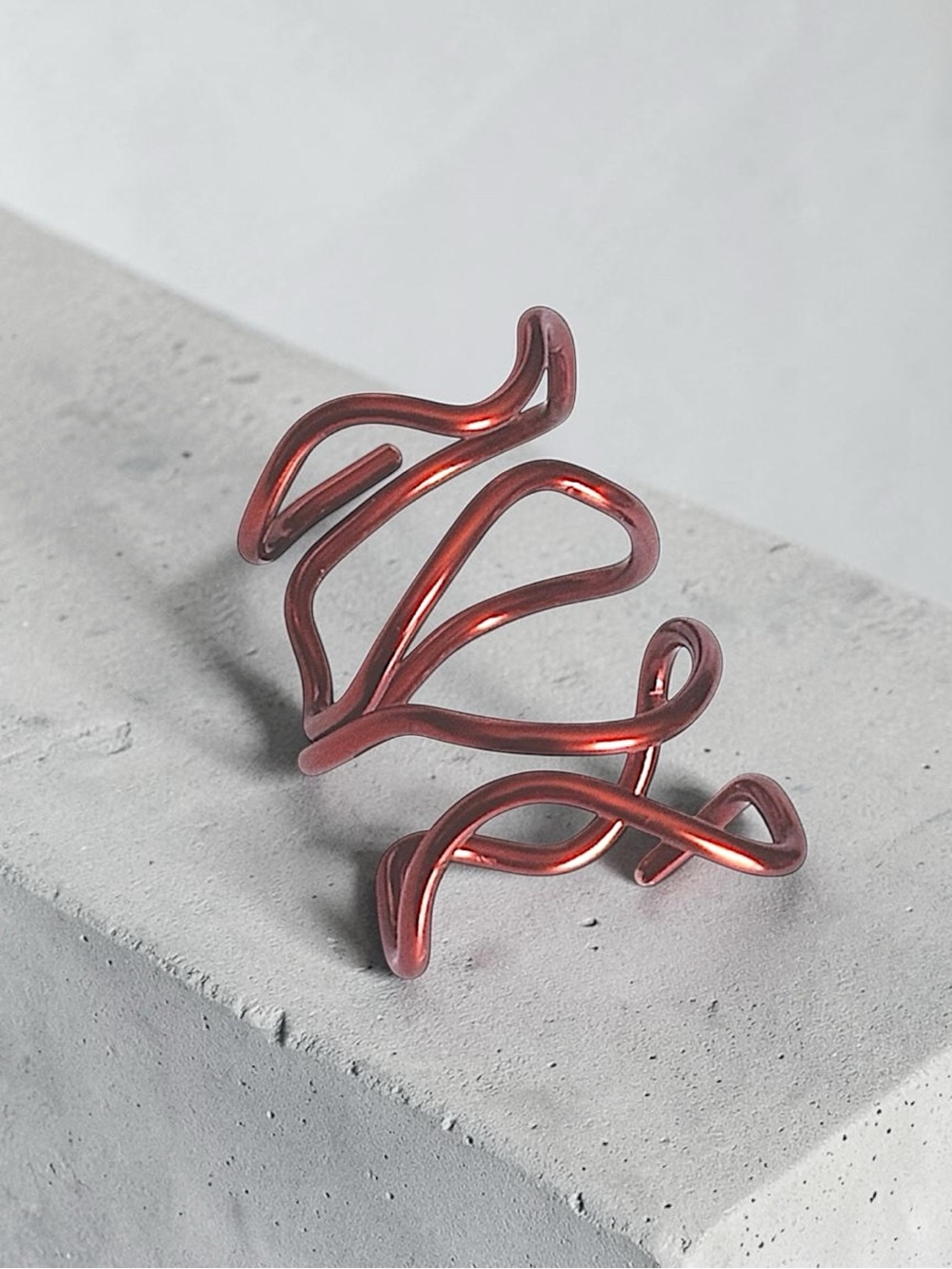 5 For $25💫Alternative Copper Colored Swirl Wire Ring